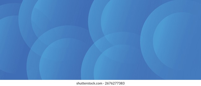 Abstract blue circle background with subtle blue gradient. modern illustration