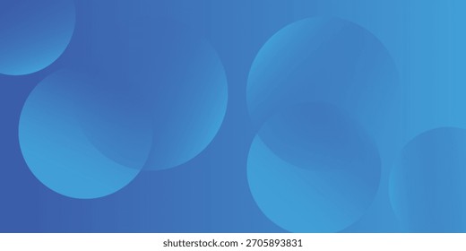 Abstract blue circle background with subtle blue gradient. Featuring geometric patterns, ideal for modern designs, digital projects, banners and creative visual presentations.eps.10