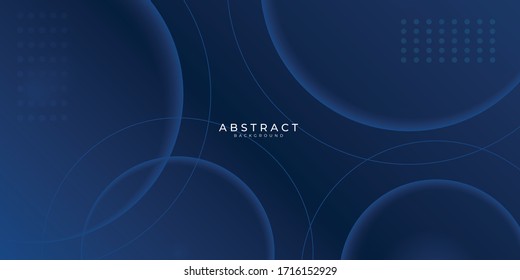 Abstract blue circle background. Vector illustration design for presentation, banner, cover, web, flyer, card, poster, wallpaper, texture, slide and business card