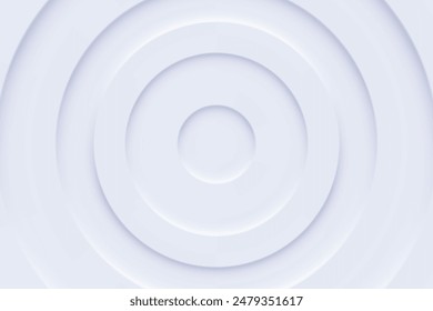 Abstract blue circle background, vector layout design for presentation, flyer, poster, banner. Geometric illustration.