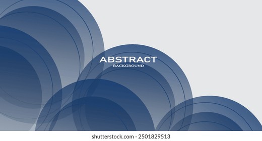 Abstract blue circle background. Vector illustration design for presentation, banner, cover, web, flyer, card, poster, wallpaper. vektor