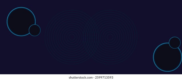 Abstract blue circle background. Vector illustration design for presentations, banners, covers, web, flyers, cards, posters, wallpapers, textures, slides and business cards