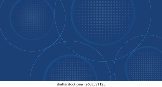 Abstract blue circle background. Vector illustration design for presentation, banner, cover, web, flyer, card, poster, wallpaper. modern eps10