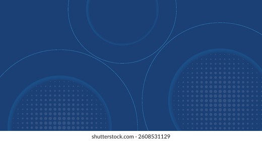 Abstract blue circle background. Vector illustration design for presentation, banner, cover, web, flyer, card, poster, wallpaper. modern eps10