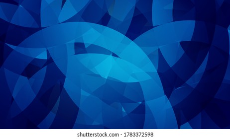 Abstract Blue Circle of geometric shapes Pattern. Circle Modern background vector illustration. Wallpaper Creative Design Template vector.