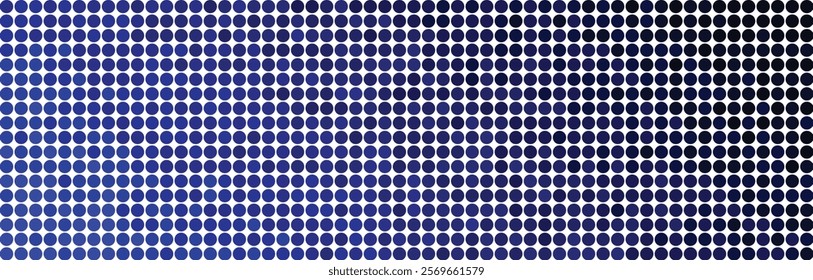 Abstract Blue Circle Gradient Pattern