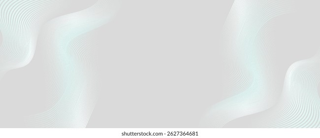 Linhas de círculo azul abstrato sobre fundo branco. Projeto de arte de linha de faixa geométrica. Padrão de linhas de gradiente moderno. Conceito de tecnologia futurista. Terno para website, banner, apresentação, brochura