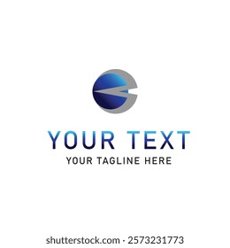 Abstract Blue Circle Logo for your business