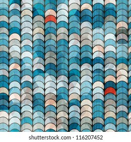 abstract blue circle pattern
