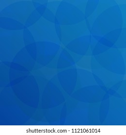 Abstract of blue circle pattern background, illustration vector eps10