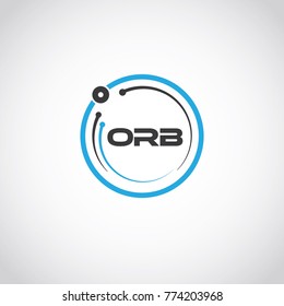 Abstract Blue Circle Technology Logo Sign Symbol Icon