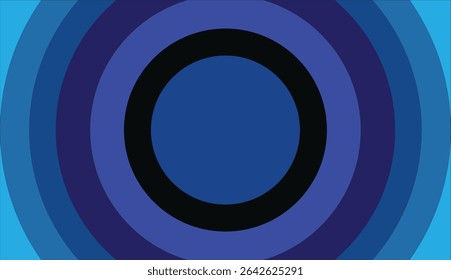abstract blue circles, abstract blue background with circles