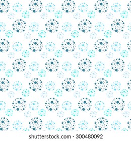 Abstract Blue Circles Background