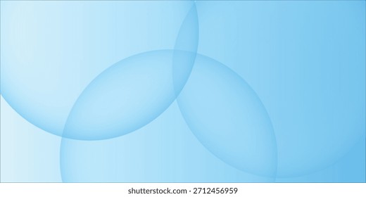 Fundo De Círculos Azuis Abstratos Com Gradientes Suaves E Sobreposições Transparentes Para Design