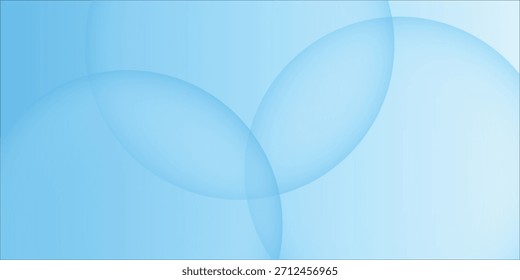 Fundo De Círculos Azuis Abstratos Com Gradientes Suaves E Sobreposições Transparentes Para Design eps10