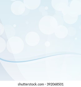 Abstract blue circles vector design