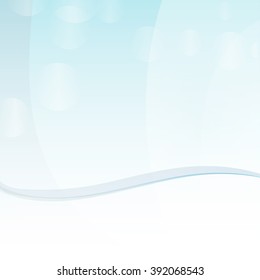 Abstract blue circles vector design