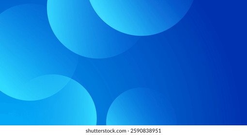 Abstract blue circular background with a modern design. Vector illustration perfect for digital graphics, banners, and presentations.