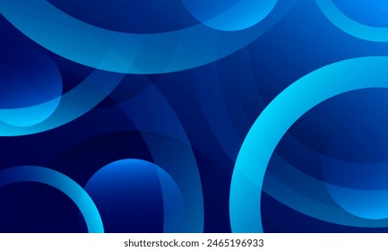 Fondo circular azul Abstractas. Ilustración vectorial