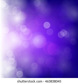 Abstract blue circular bokeh background