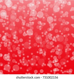 Abstract blue circular bokeh background.