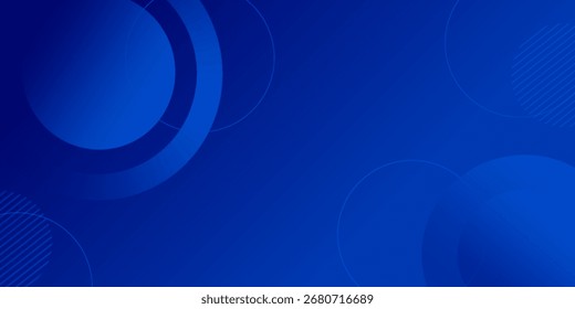 Fundo de gradiente circular azul abstrato com formas geométricas modernas, transições suaves e design elegante perfeito para papéis de parede, apresentações, cartazes, banners e projetos criativos.