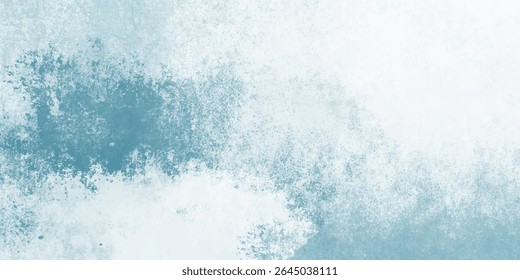 Abstract blue cloudy painted background for creative art

