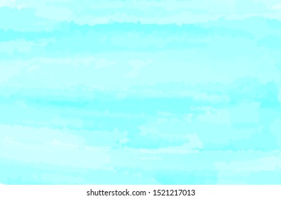 Abstract blue cold color background texture wave pattern. Creative watercolor concept design with modern color