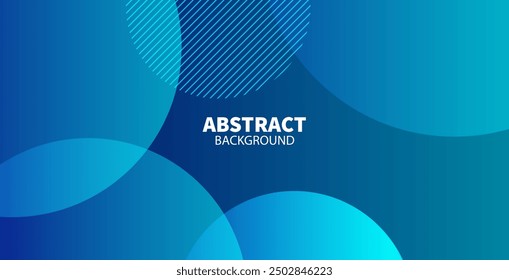 Abstract blue color background. Blue circle background. 