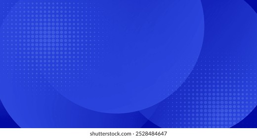 Abstract blue color background. Blue circle background.