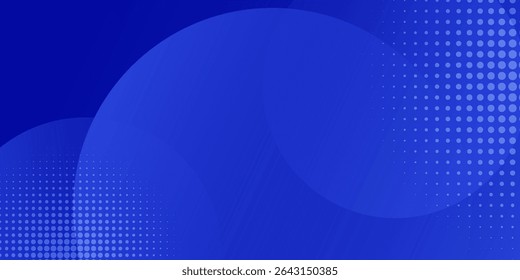 Abstract blue color background. Blue circle background.