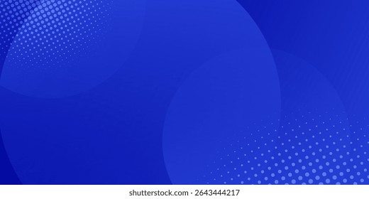 Abstract blue color background. Blue circle background.