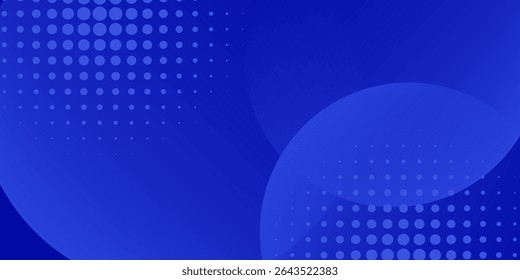 Abstract blue color background. Blue circle background.