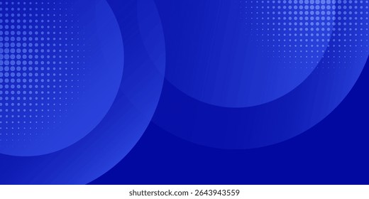 Fundo de cor azul abstrato. Fundo de círculo azul.