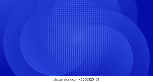 Fundo de cor azul abstrato. Fundo de círculo azul. EPS 10