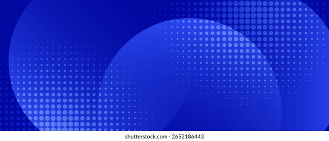 Fundo de cor azul abstrato. Fundo de círculo azul.