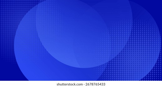 Abstract blue color background. Blue circle background.
