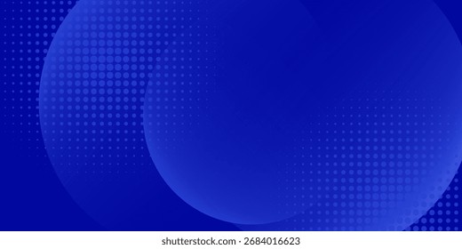 Abstract blue color background. Blue circle background.

