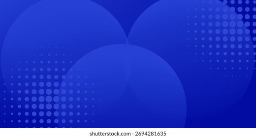 Abstract blue color background. Blue circle background.