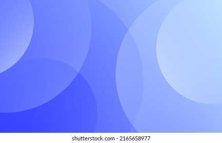 Abstract blue color background with circles. Vector illustration