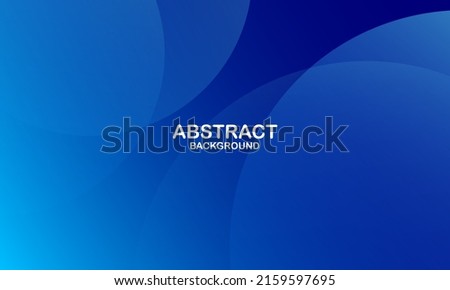 Abstract blue color background with circles. Dynamic shapes composition. Vector illustration