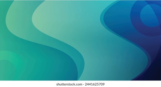 Abstract blue color background design with fluid element. Dynamic shapes composition. Vector illustration