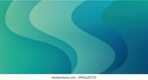 Abstract blue color background design with fluid element. Dynamic shapes composition. Vector illustration