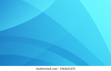 Abstract blue color background. Dynamic shapes composition. Vector illustration