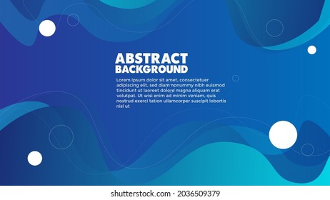 Abstract blue color background. Dynamic composition. 