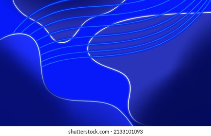 Abstrakter blauer Hintergrund. Dynamische Formzusammensetzung. Vektorgrafik