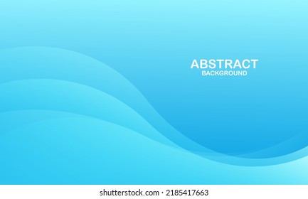 Abstract blue color background. Dynamic shapes composition. Vector illustration