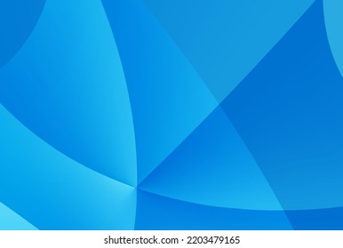 Abstract blue color background. Dynamic shapes composition. Vector illustration
