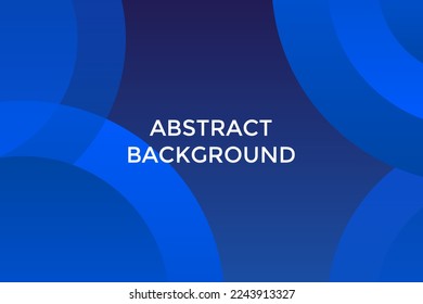 Abstract blue color background. Dynamic shapes composition. Vector illustration