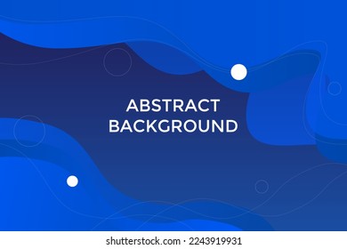 Abstract blue color background. Dynamic shapes composition